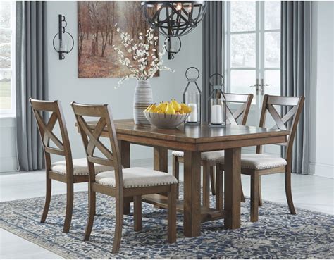 Ashley Moriville 5 Piece Rectangular Dining Room Set D631-45-01-4 ...