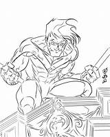 Free Printable Nightwing Coloring Pages For Kids sketch template