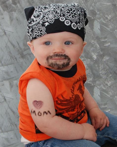 Got the idea here on pinterest. Harley baby 2.0 | Cute baby halloween ...