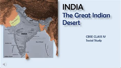 Great Indian Desert India Map