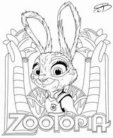 Zootopia Coloring Pages Zootropolis Printable Disney Kleurplaten Book  sketch template