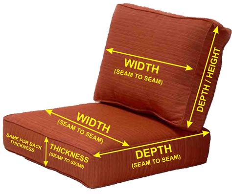 How to Measure | Sunbrella Replacement Cushions