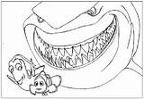 Finding Nemo Shark Coloring Sheet Coloring Pages sketch template