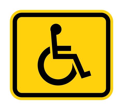 Wheelchair Sign Vector Art, Icons, and Graphics for Free Download