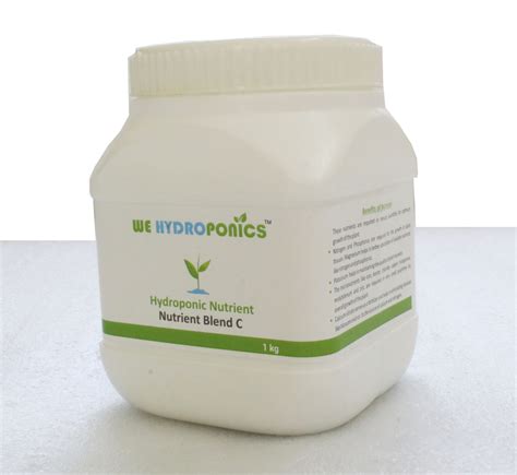 Hydroponic Nutrients 1KG pack - makes 1660 ltr Nutrient solution - WE ...