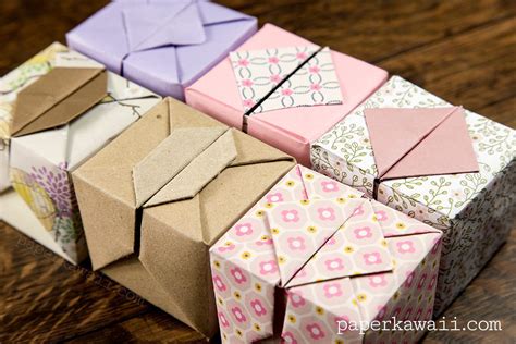 Origami Hinged Gift Box Tutorial - vrogue.co
