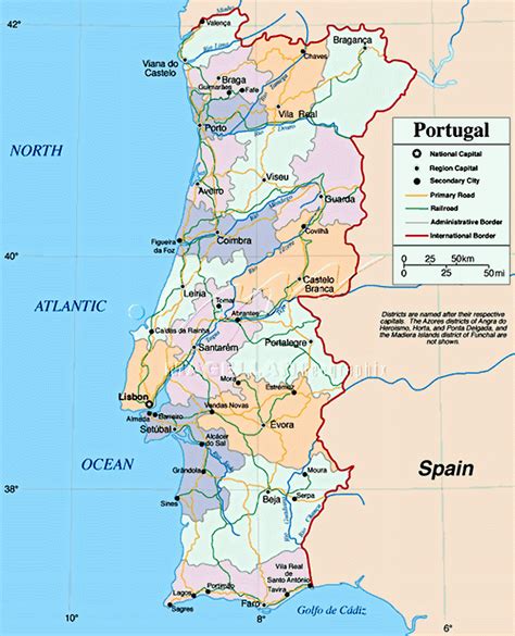 Portugal Map - Portugal