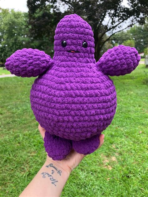 Grimace Doll, Grimace Plushie, Grimace, - Etsy