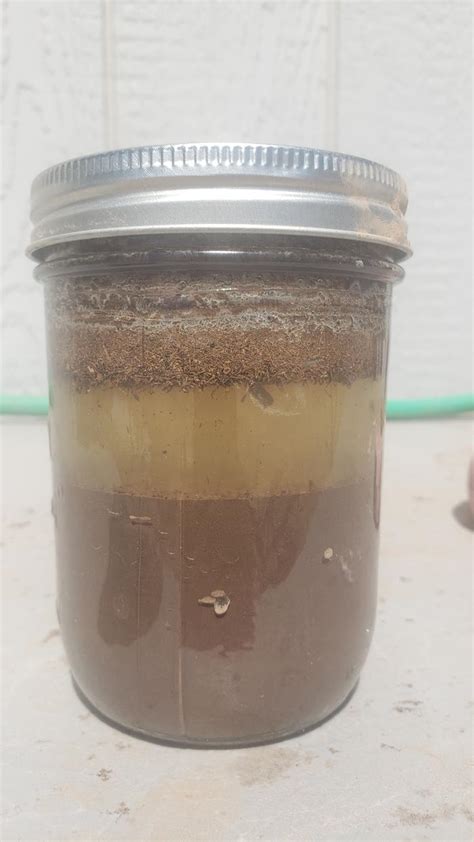 Please help me rate my jar dirt test! (earth bag forum at permies)