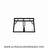 Shorts Coloring Page  Ultra Pages sketch template