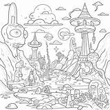 Adult Cartoon Coloring Pages Unwind And Unleash Your Inner Artist sketch template