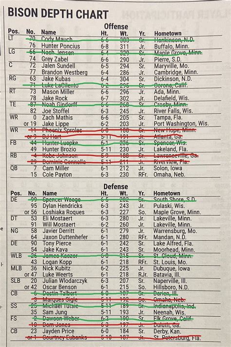 Ndsu Football Depth Chart 2024 - Didi Muriel