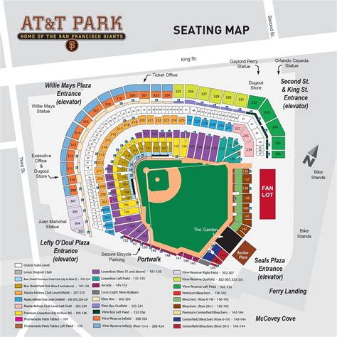 Giants Stadium Seating Chart San Francisco | Cabinets Matttroy