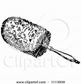 Feather Duster Clipart Clip Vintage Drawing Dusters Down Scroll Outline  sketch template