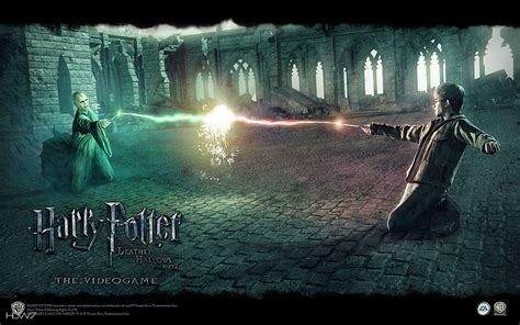 Harry potter and the deathly hallows harry vs voldemort final duel ...