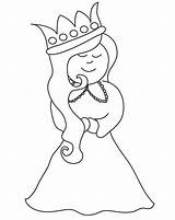 Queen And Bird Coloring Page  Free Printable Pages For Kids sketch template
