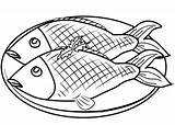 Fish Food Coloring Pages Page  sketch template