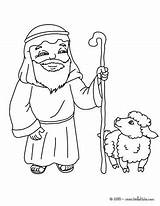 Coloring Dibujos Hirte Pastor Buen El Shepherd Para Good Colorear La  sketch template