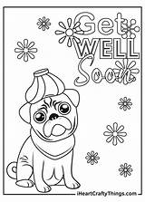 Printable Get Well Soon Coloring Pages sketch template