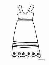 Coloring Pages Dress  Home sketch template