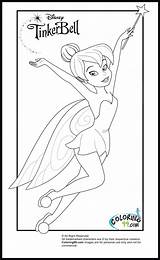 Tinkerbell Coloring Pages Disney  Free Printable Templates sketch template
