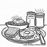 Breakfast Coloring Pages  Free & Printable sketch template
