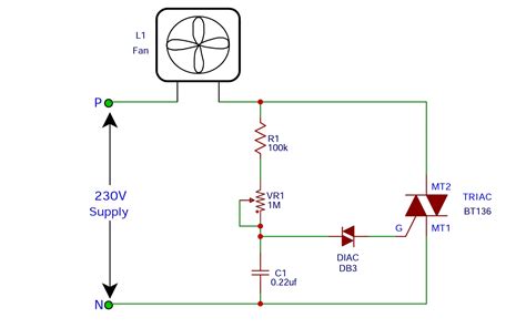 Fan Regulator Circuit Diagram Using Triac