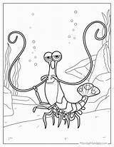 Pearl From Finding Nemo Coloring Page sketch template