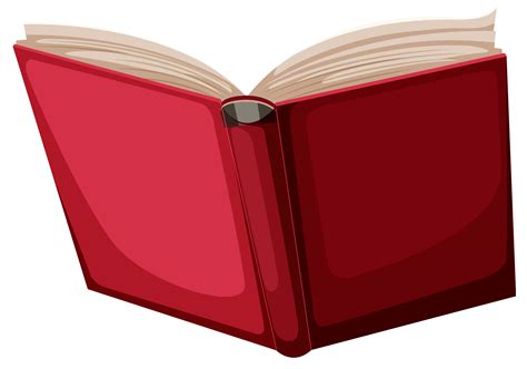 Un livre rouge sur fond blanc - Telecharger Vectoriel Gratuit, Clipart Graphique, Vecteur ...