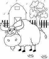 The Educational Yak Coloring Pages For Kids  sketch template