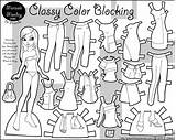 Marisol Monday Paper Dolls Coloring Pages sketch template