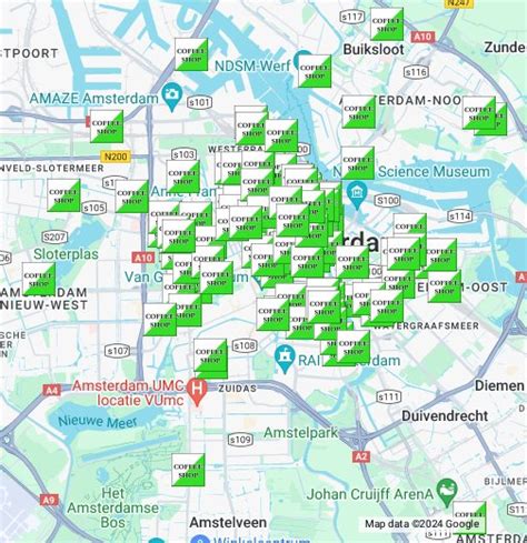 Coffeeshops Amsterdam Map - Google My Maps