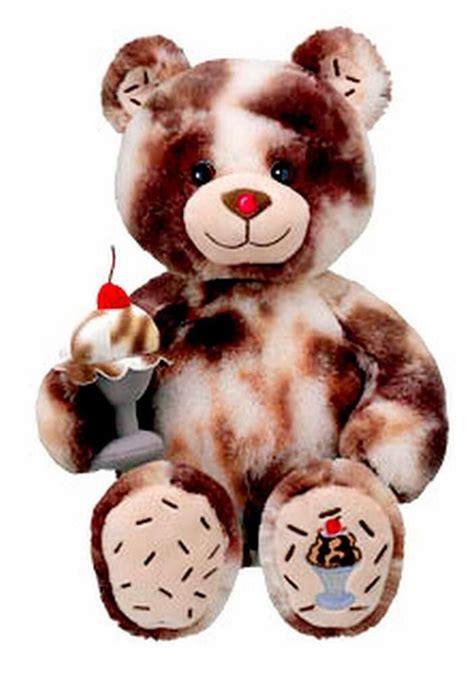 Build A Bear Workshop Hot Fudge Sundae Plush Bear #BuildABearWorkshop | Animal plush toys, Bear ...