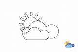 Coloring Picture Of Cloudy Day Pages sketch template