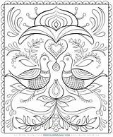 Printable Folk Art Coloring Pages  Word Searches sketch template