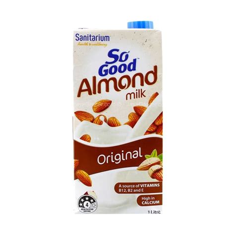 Nilai kandungan gizi So good Almond milk original