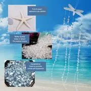 Blue Aquamarine Starfish Hanging Decor For Coastal Living Room And ...
