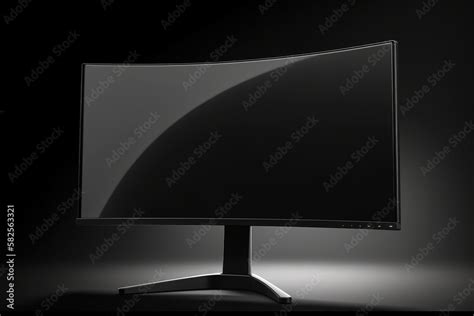 Ultrawide Gaming Monitor Stock Illustration | Adobe Stock