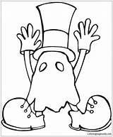 Halloween Ghost Coloring Pages Da Di Disegni Fantasmi Ghosts Fantasma  sketch template