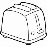 Toaster coloring Page Outline Book Line Art Drawing  sketch template