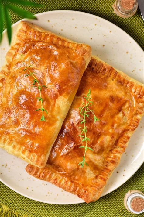 Air Fryer Chicken Pot Pie with Puff Pastry - Chicken Hand Pies