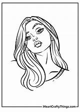 Printable Girly Coloring Page Updated 2022  Home sketch template