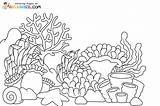 Coral Reef Coloring Pages sketch template