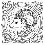 Print Capricorn coloring Page  Download Or Color Online For Free sketch template
