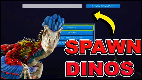 Ark How To Spawn Dinos Quick and Easy Tutorial Spawn any Dino You Need! - YouTube