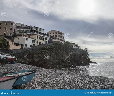 Madeira, Portugal - Camara De Lobos, the Beach, Editorial Stock Photo - Image of hidden, local ...