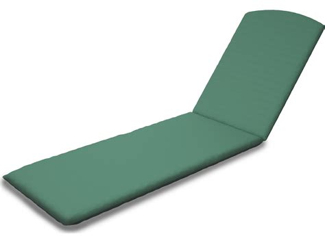 POLYWOOD® Nautical Armless Stackable Chaise Lounge Set Replacement Cushions | PWNAC2280CH