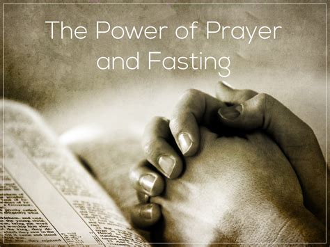 The power of prayer and fasting – Kingsway Christian Fellowship