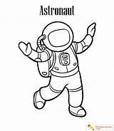 Coloring Page Of An Astronaut  Free Printable Templates sketch template