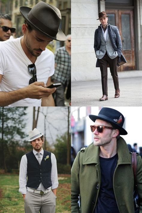 Trilby Hat vs Fedora vs Panama: How to Wear These Hats And Kill It [Men's Style Guide] Trilby ...